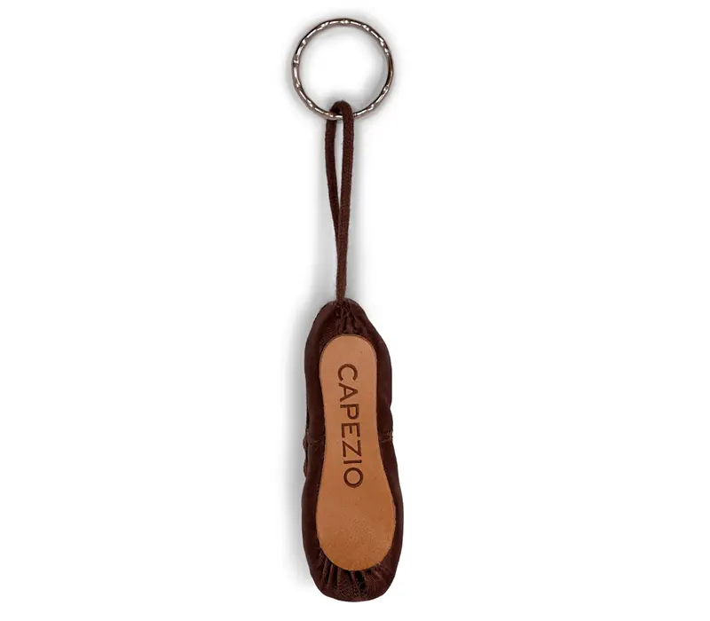 Capezio Pointe Shoe Keychain - Dark brown