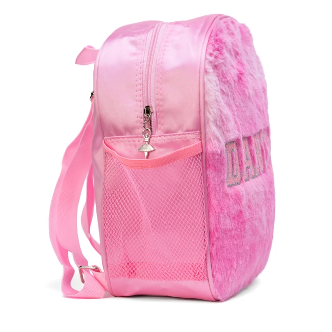 Capezio Faux Fur Dance Backpack, girl's backpack Capezio Faux Fur Dance Backpack, girl's backpack