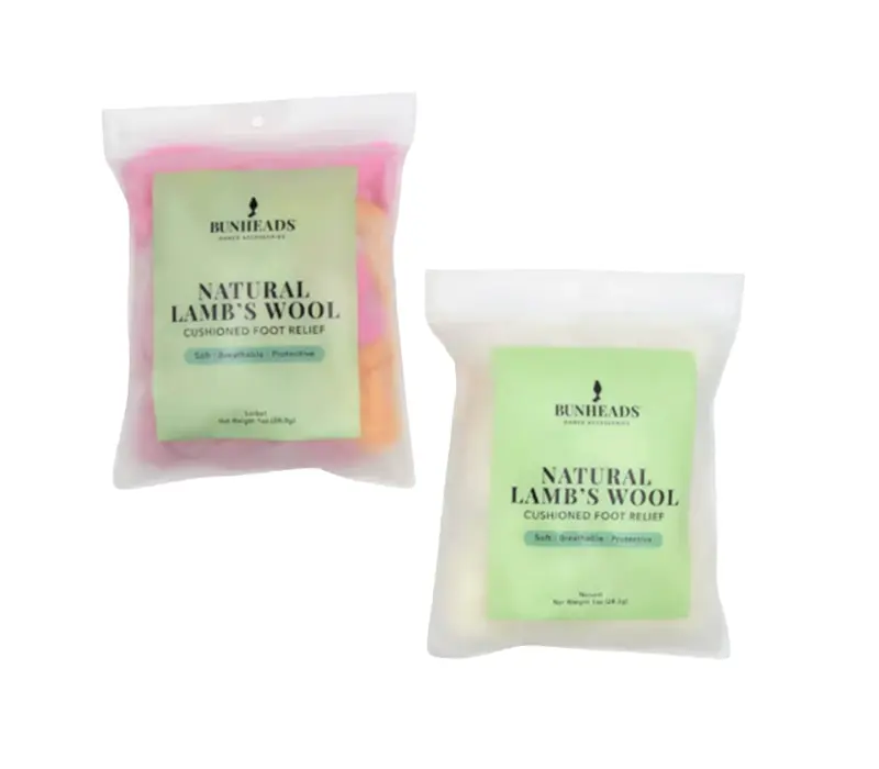 Bunheads Bamboo Lamb´s Wool, Natural Wool - Peach