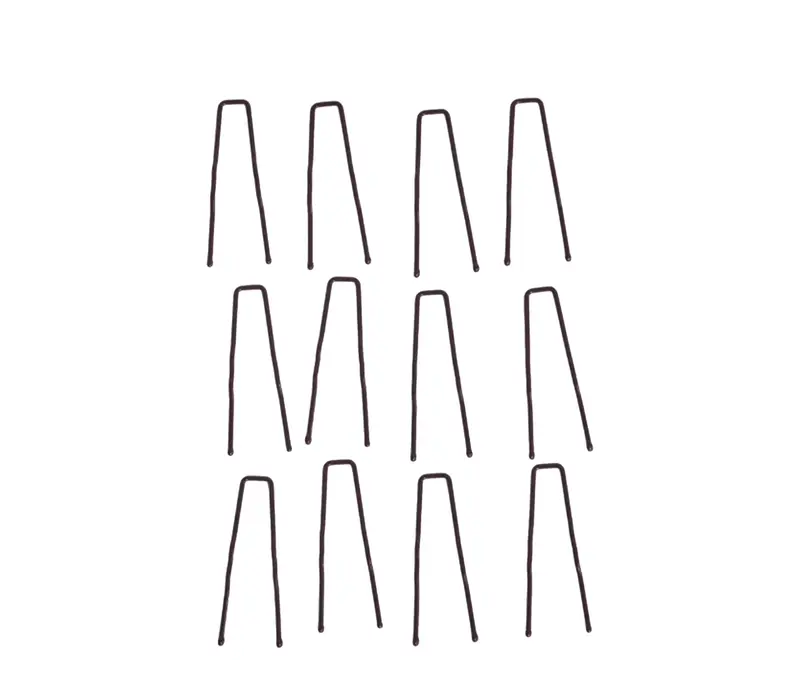 Bunheads, bobby pins 5 cm, 2" - Brown