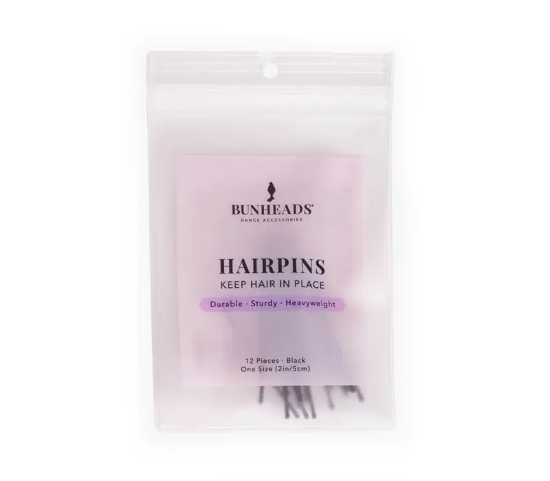 Bunheads, bobby pins 5 cm, 2" - Black