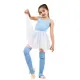 Capezio children ballet leotard with belt - Light blue Capezio