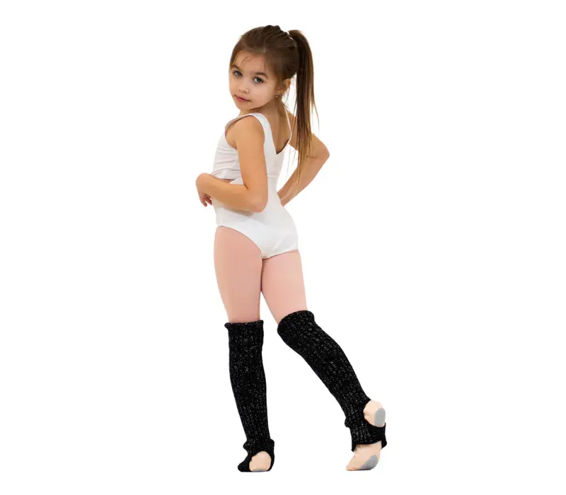 Capezio children ballet leotard with belt - White