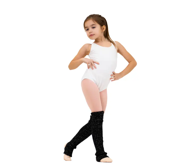 Capezio children ballet leotard with belt - White