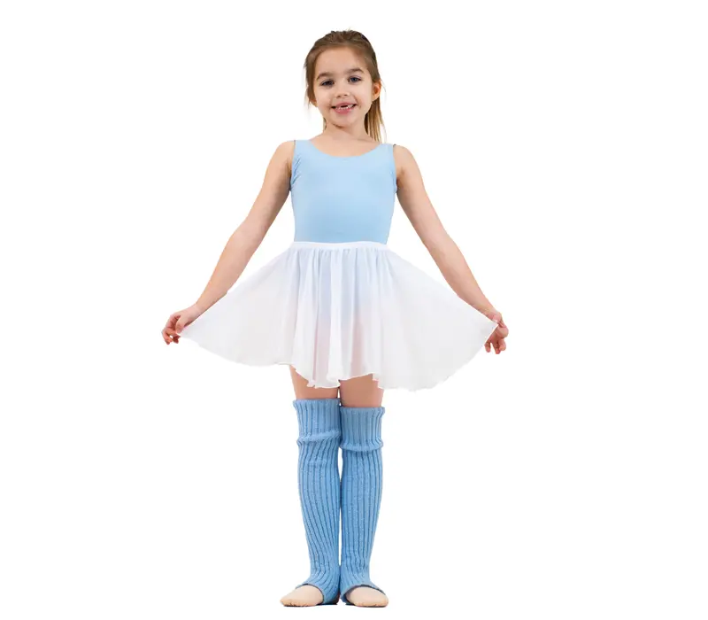 Capezio children ballet leotard with belt - Light blue Capezio