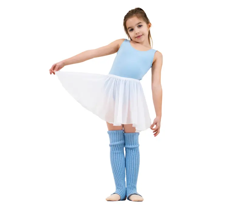 Capezio children ballet leotard with belt - Light blue Capezio