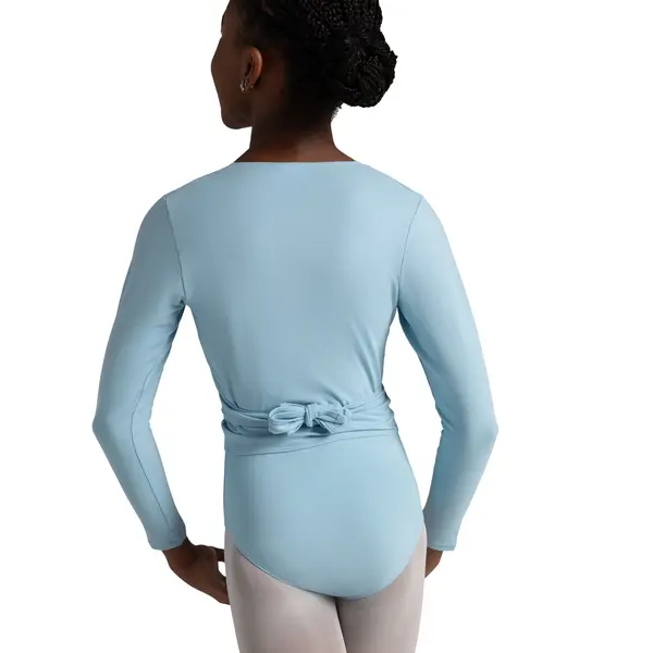 Capezio Cross Over Top, a Warm-up Top for Girls