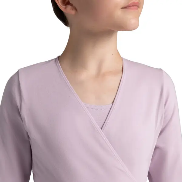 Capezio Cross Over Top, a Warm-up Top for Girls