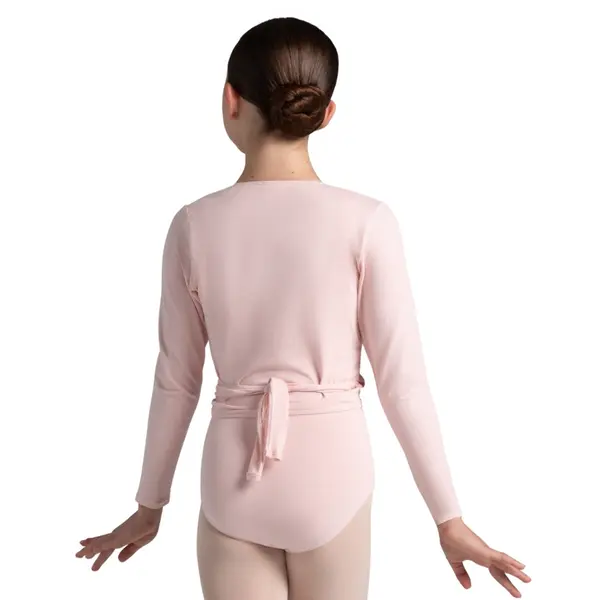 Capezio Cross Over Top, a Warm-up Top for Girls