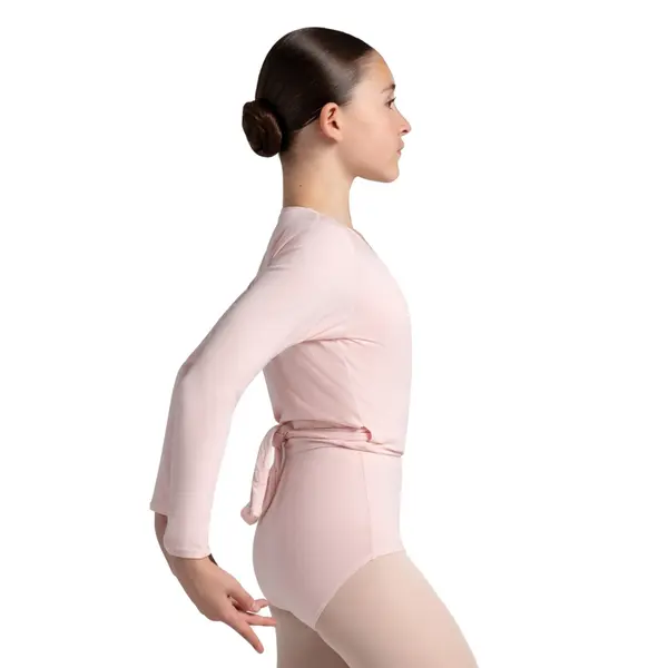 Capezio Cross Over Top, a Warm-up Top for Girls