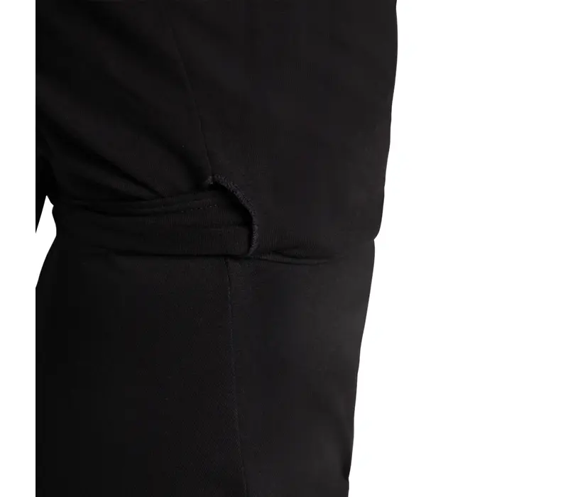 Capezio Cross Over Top, a Warm-up Top for Girls - Black