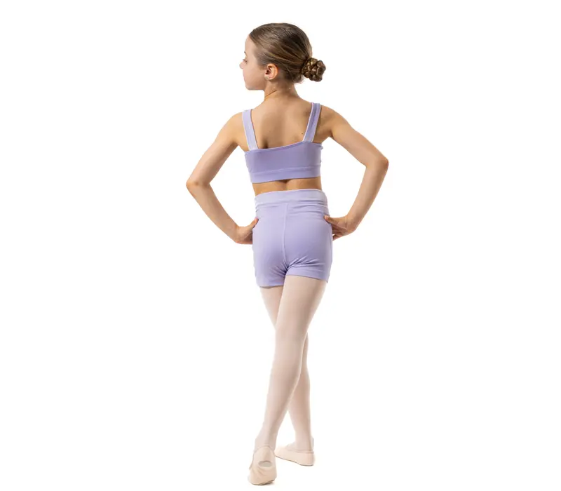 Capezio Catherine Top, Crop Top for Girls - Lavender