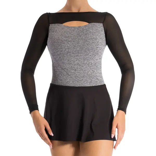 Capezio Dance Active Front Keyhole long sleeve leo, leotard for women