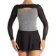 Capezio Activ, long sleeve leotard - Grey