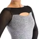 Capezio Activ, long sleeve leotard - Grey