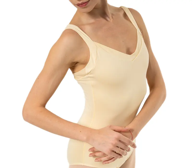 Capezio Dreamy Leotard, women's tank leotard - Butter Capezio