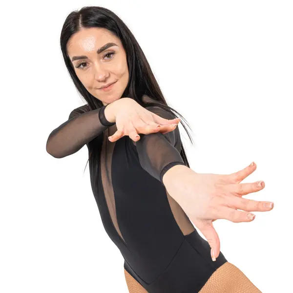 Capezio Soft Elegance Long Sleeve, Women's Ballroom Leotard