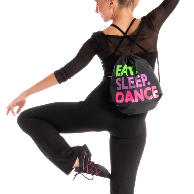 Capezio Eat Sleep Dance, drawstring bag Capezio Eat Sleep Dance, drawstring bag