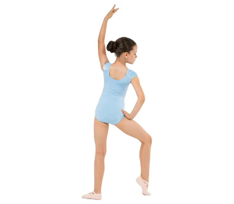 Capezio Elizabeth Leotard for Girls - Light blue Capezio
