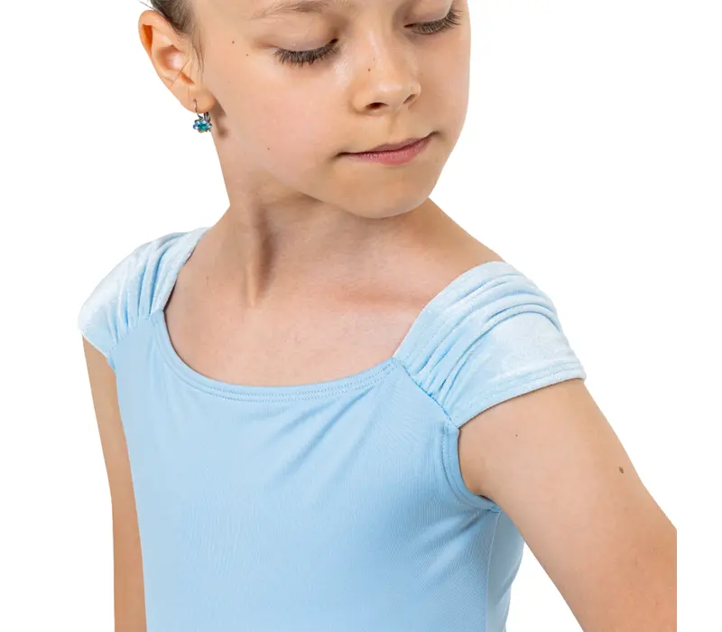 Capezio Elizabeth Leotard for Girls - Light blue Capezio