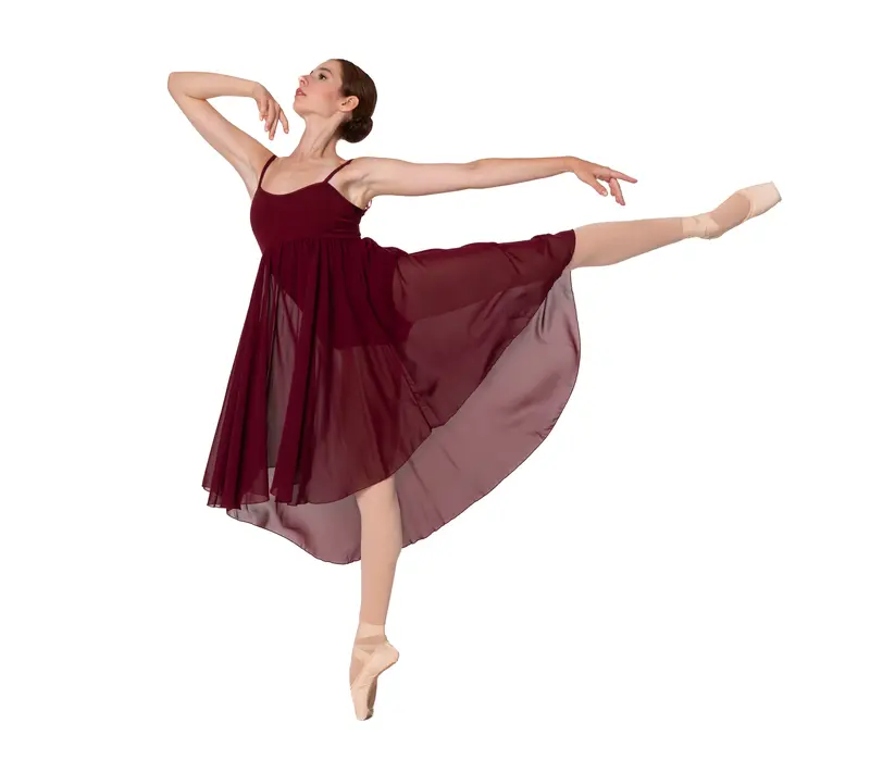 Capezio Empire ballet dress for women - Burgundy