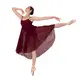 Capezio Empire ballet dress for women - Burgundy