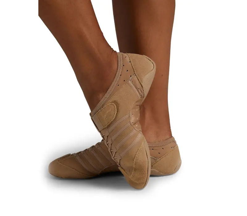 Capezio Jag PP15A, men´s jazz shoes - Caramel Capezio