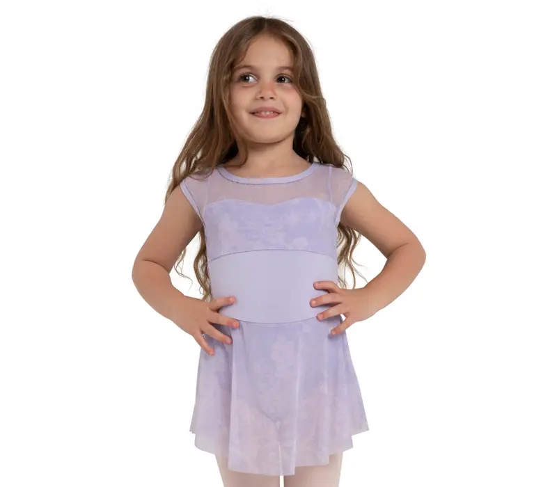 Capezio Opal, Girls’ Leotard with Skirt - Lavender