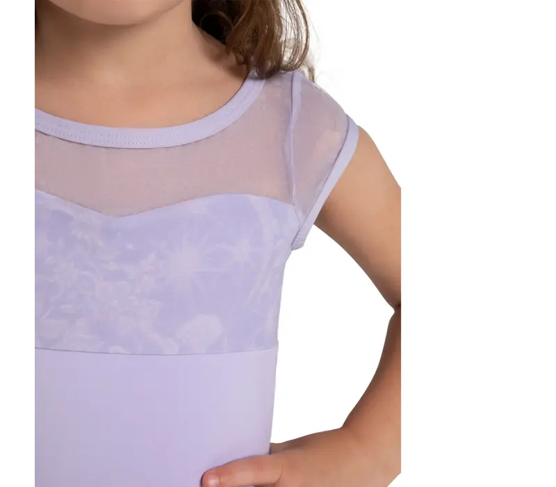 Capezio Opal, Girls’ Leotard with Skirt - Lavender