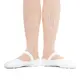 Capezio Luna, kid's leather ballet slippers - White