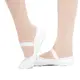 Capezio Luna, kid's leather ballet slippers - White