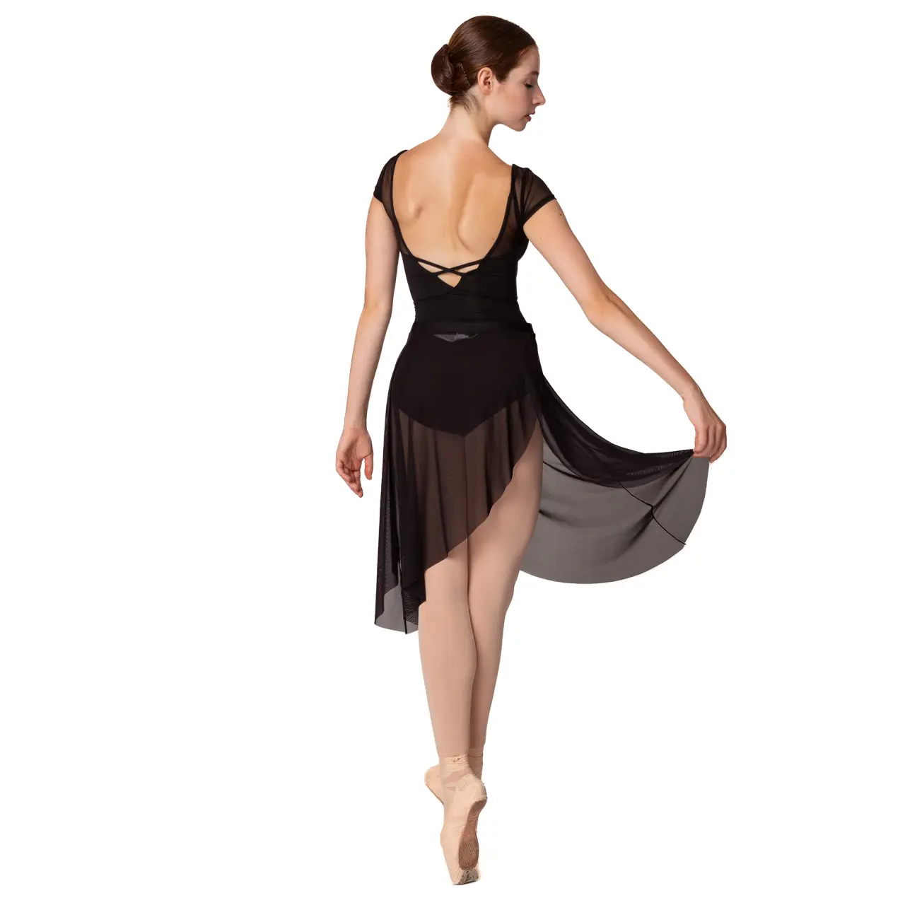 Capezio Meryl® Mesh Yoke Short Sleeve Leotard – Park Avenue Dancewear