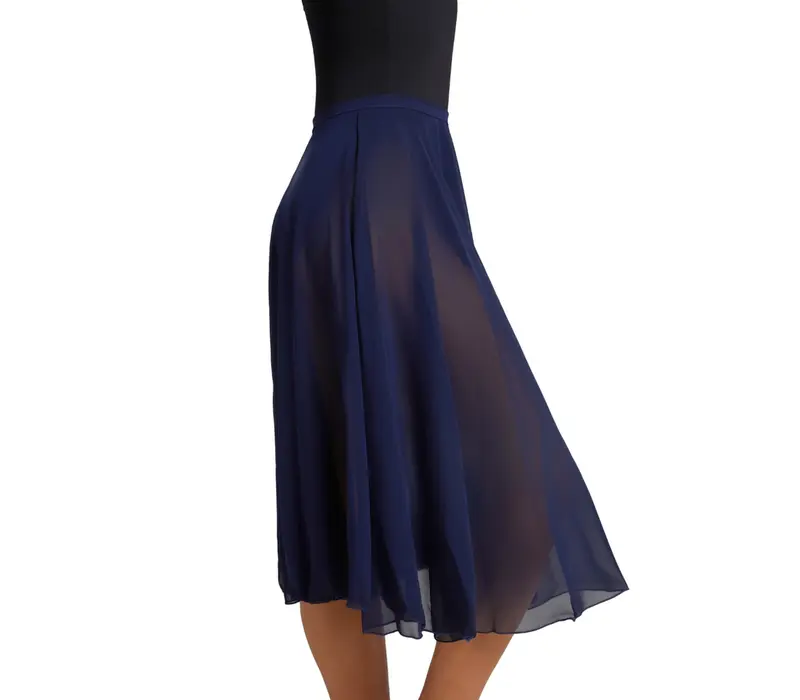 Capezio Mid Calf Full Circle skirt, women's circle skirt Capezio Mid Calf Full Circle skirt, women's circle skirt - Navy