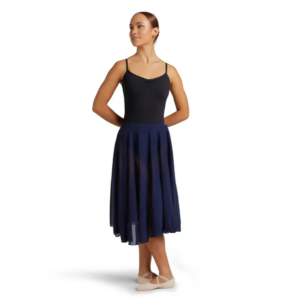 Capezio Mid Calf Full Circle skirt, women's circle skirt