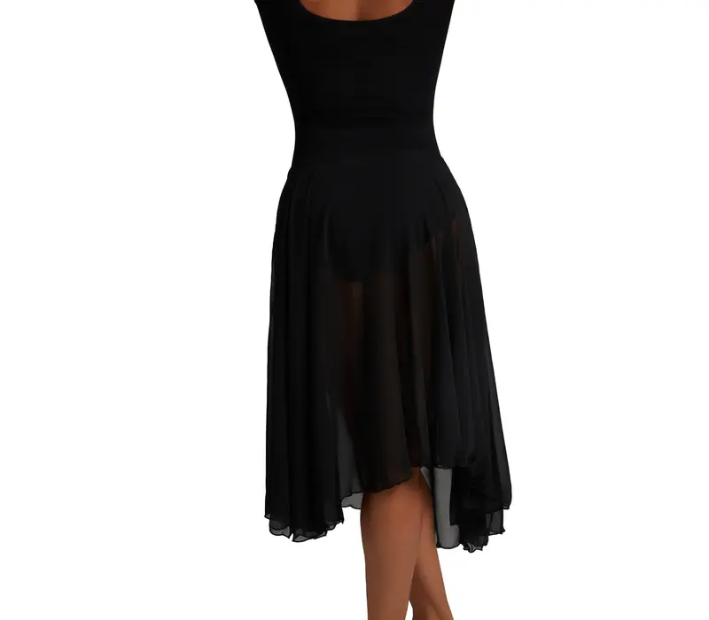 Capezio Mid Calf Full Circle skirt, women's circle skirt Capezio Mid Calf Full Circle skirt, women's circle skirt - Black