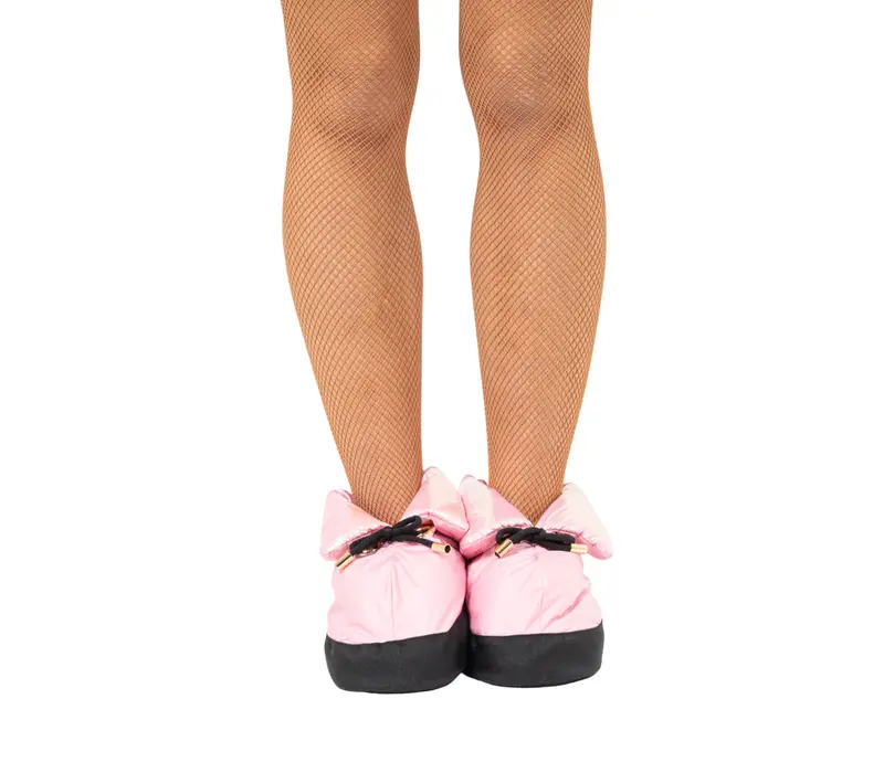 Capezio Ballroom Warmup Booties - Metalic light pink