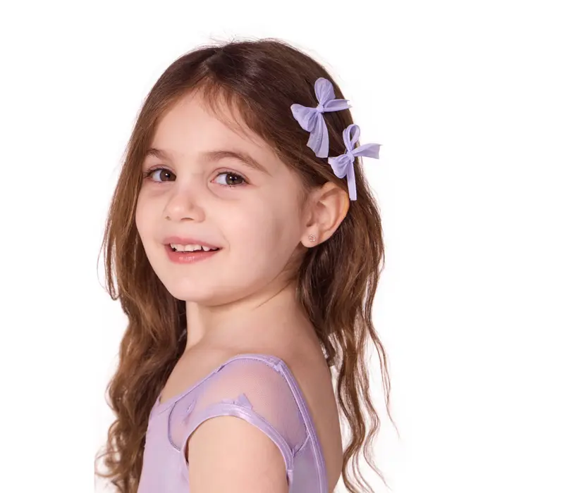 Capezio Petite Barrete Set, Set of Hair Clips - Lavender Capezio