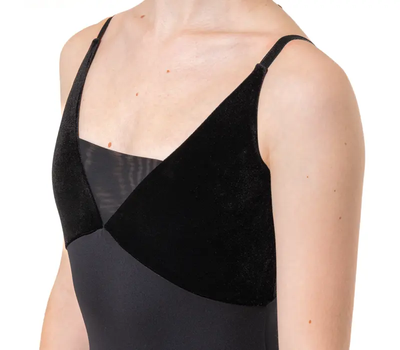 Capezio Pine Leotard, ladies leotard - Black