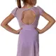 Capezio puff sleeve keyhole back children´s leotard - Lavender Capezio