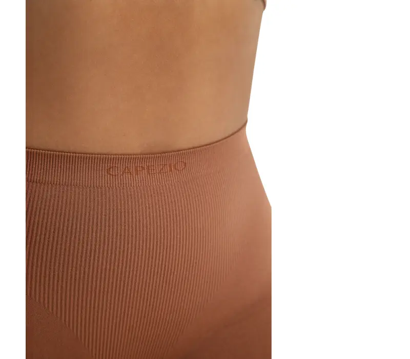 Capezio Seamless Short, women's seamless shorts Capezio Seamless Short, women's seamless shorts - Mocha Capezio