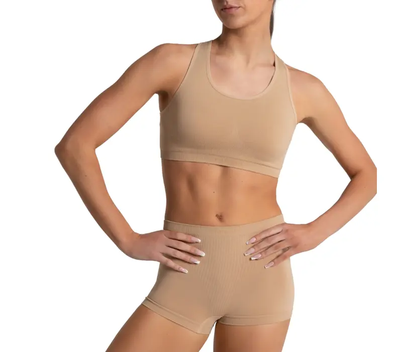 Capezio Seamless Short, women's seamless shorts Capezio Seamless Short, women's seamless shorts - Nude Capezio