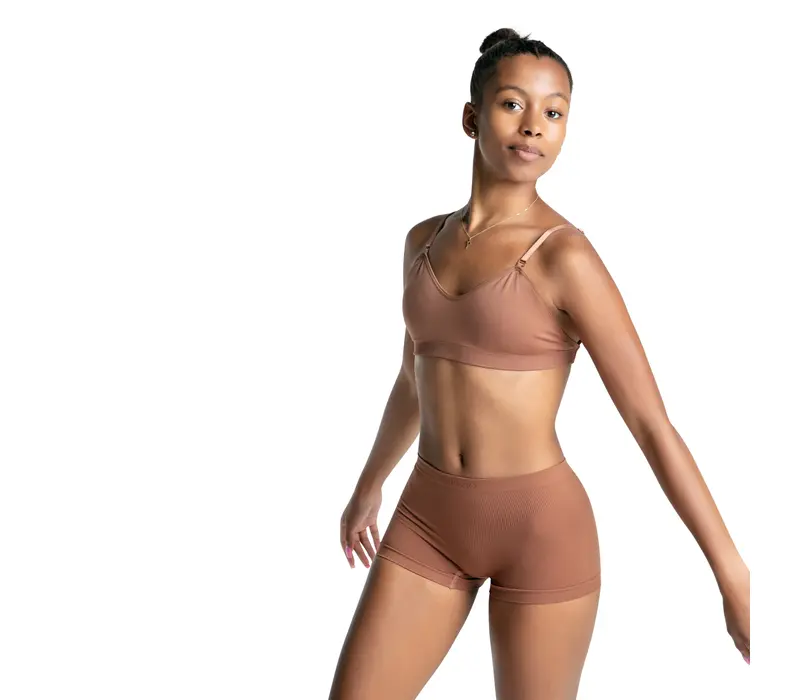 Capezio Seamless Short, women's seamless shorts - Mocha Capezio Capezio Seamless Short, women's seamless shorts - Mocha Capezio