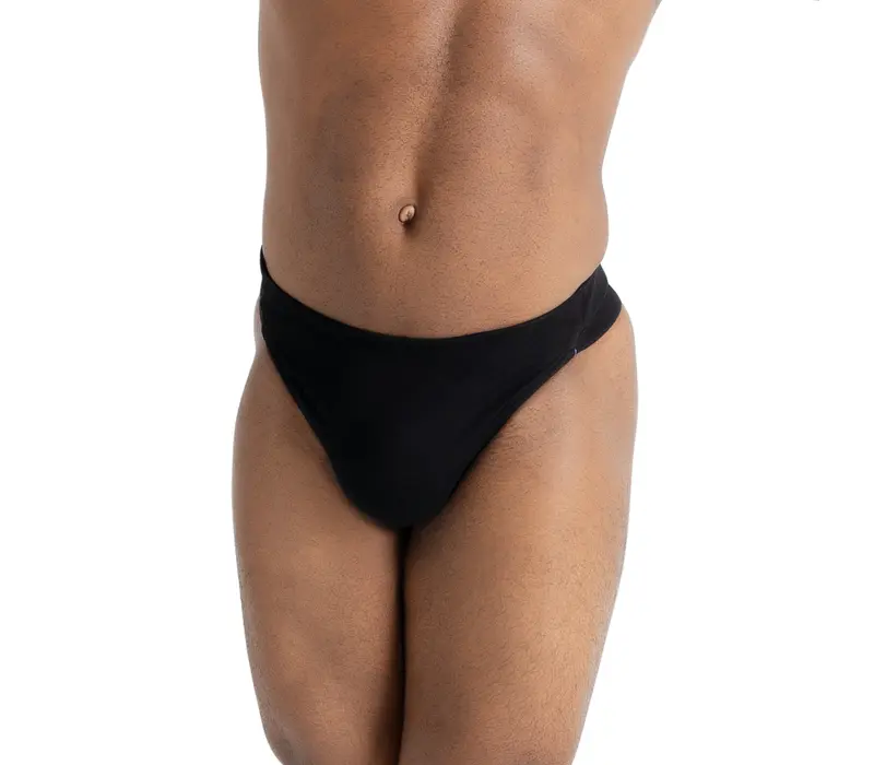 Capezio Self Lined Thong Dance Belt - Black