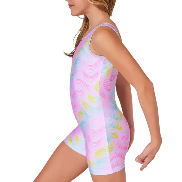 Capezio Shoreline Biketard, short girls' unitard Capezio Shoreline Biketard, short girls' unitard