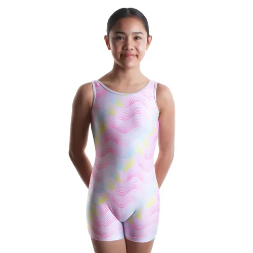 Capezio Shoreline Biketard F12446C, short girls' unitard