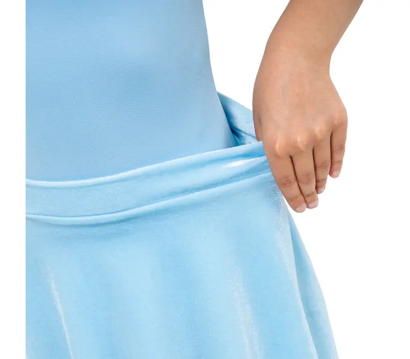 Capezio Simone Skirt, Skirt for Girls - Light blue Capezio