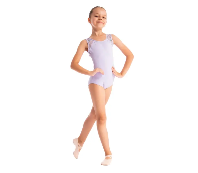 Capezio Star Mars Mesh Back Leotard, Children's Tank Leotard - Lavender