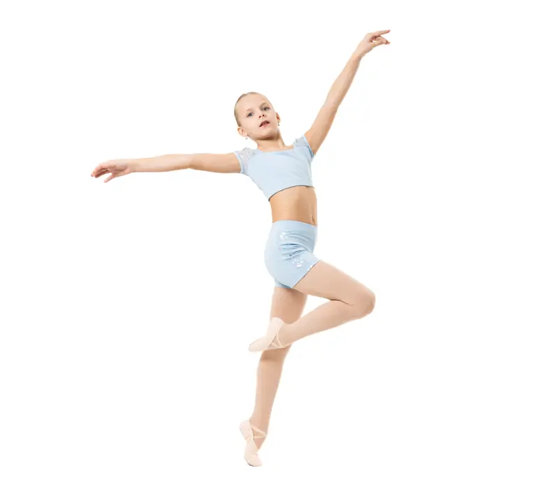 Bloch Alexia, top for girls - Light blue Capezio