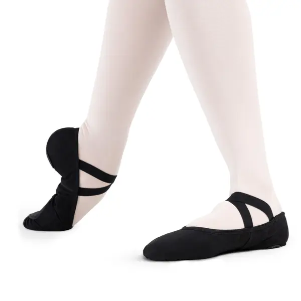 Capezio Stella, kid's canvas ballet slippers