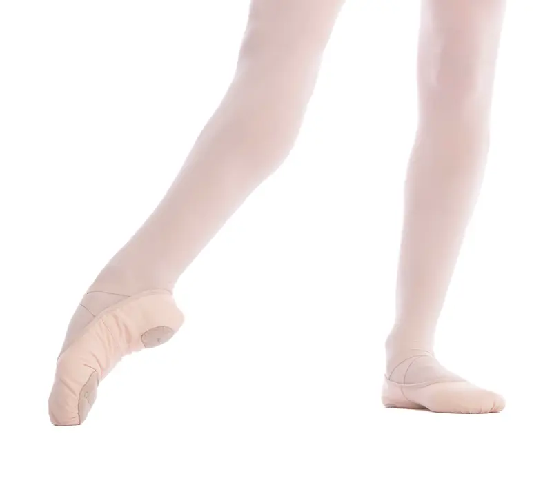 Capezio Stella, women's canvas ballet slippers - Ballet pink Capezio
